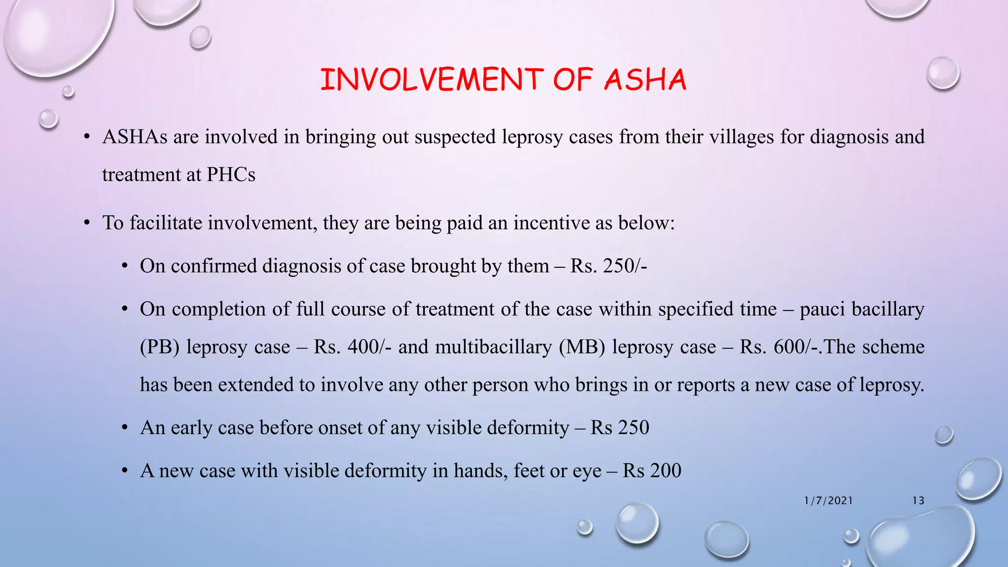 National leprosy eradication program