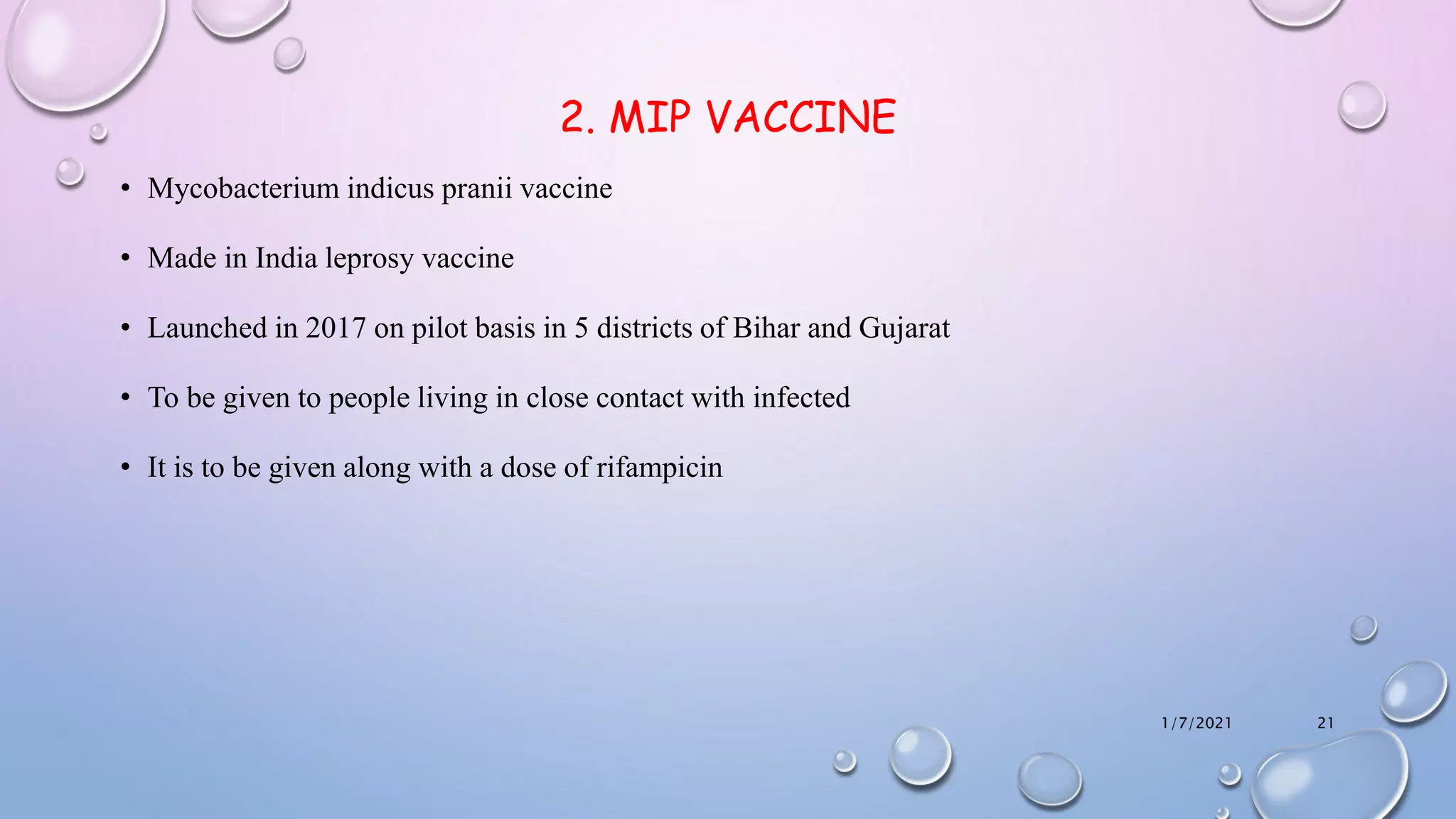 National leprosy eradication program