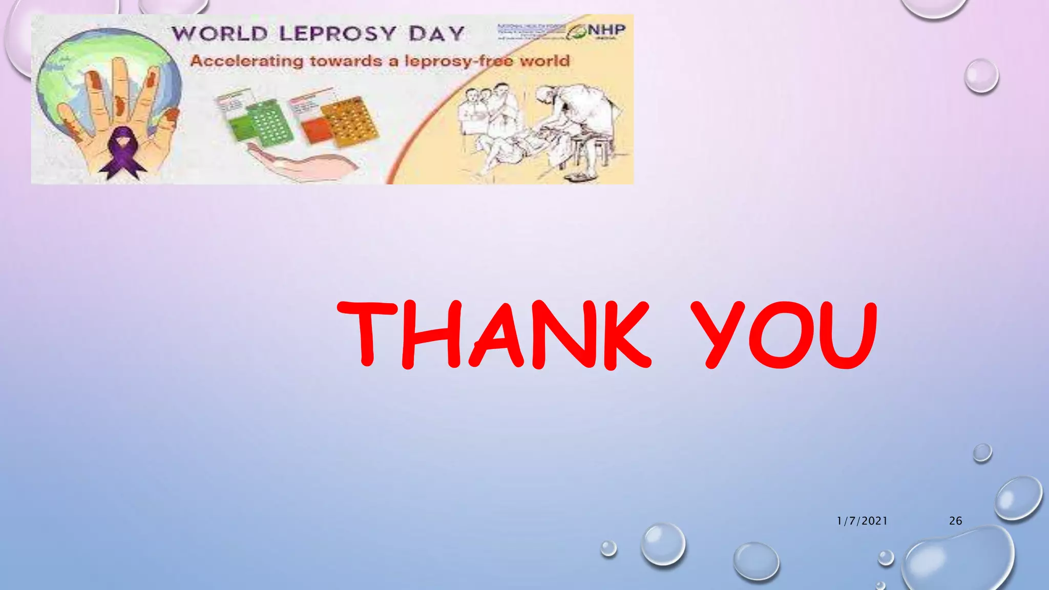 National leprosy eradication program
