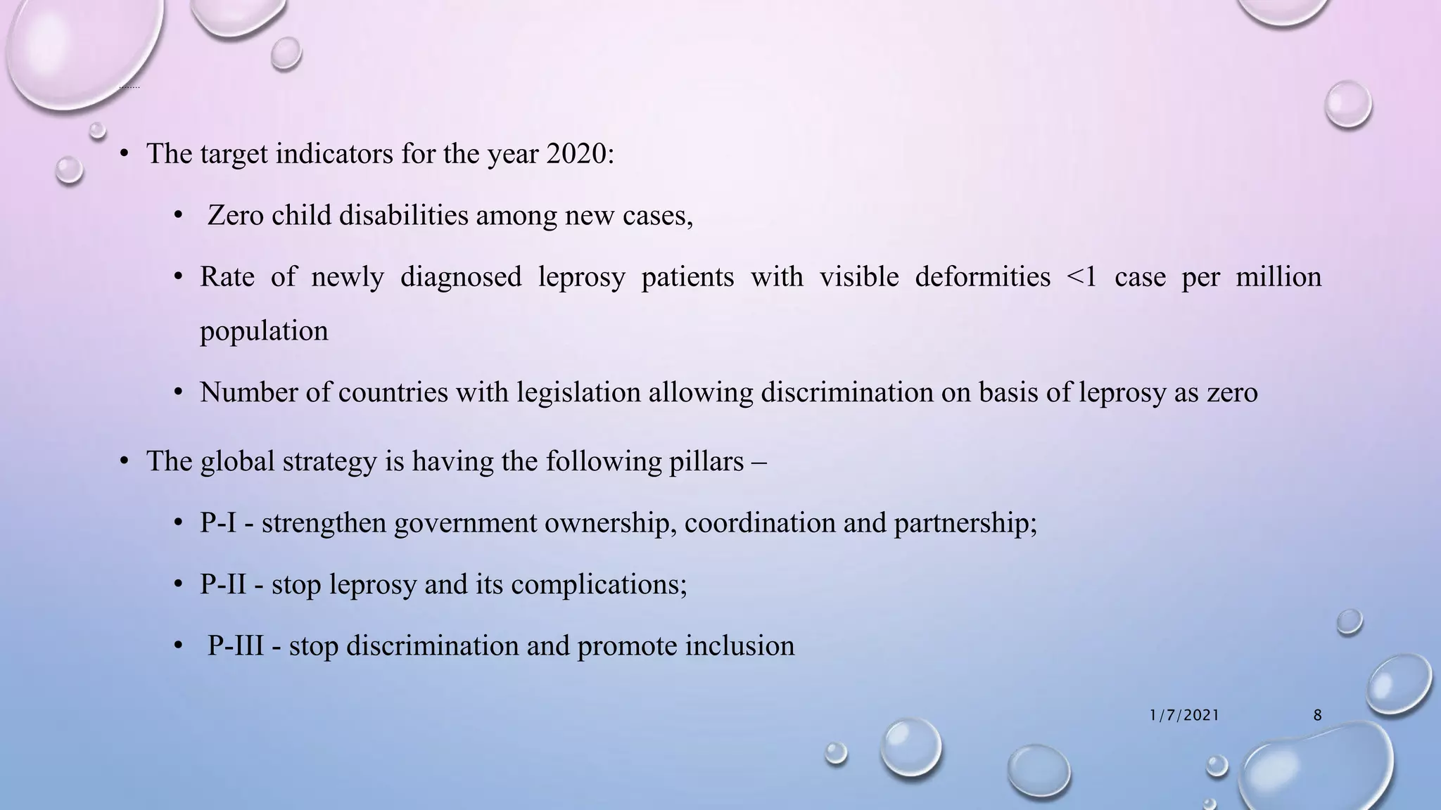 National leprosy eradication program