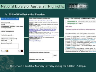 National library of australia | PPT