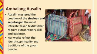 Sinaluan Pattern NATIONAL LIVING TREASURES.GAMABA AWARDEES | PDF