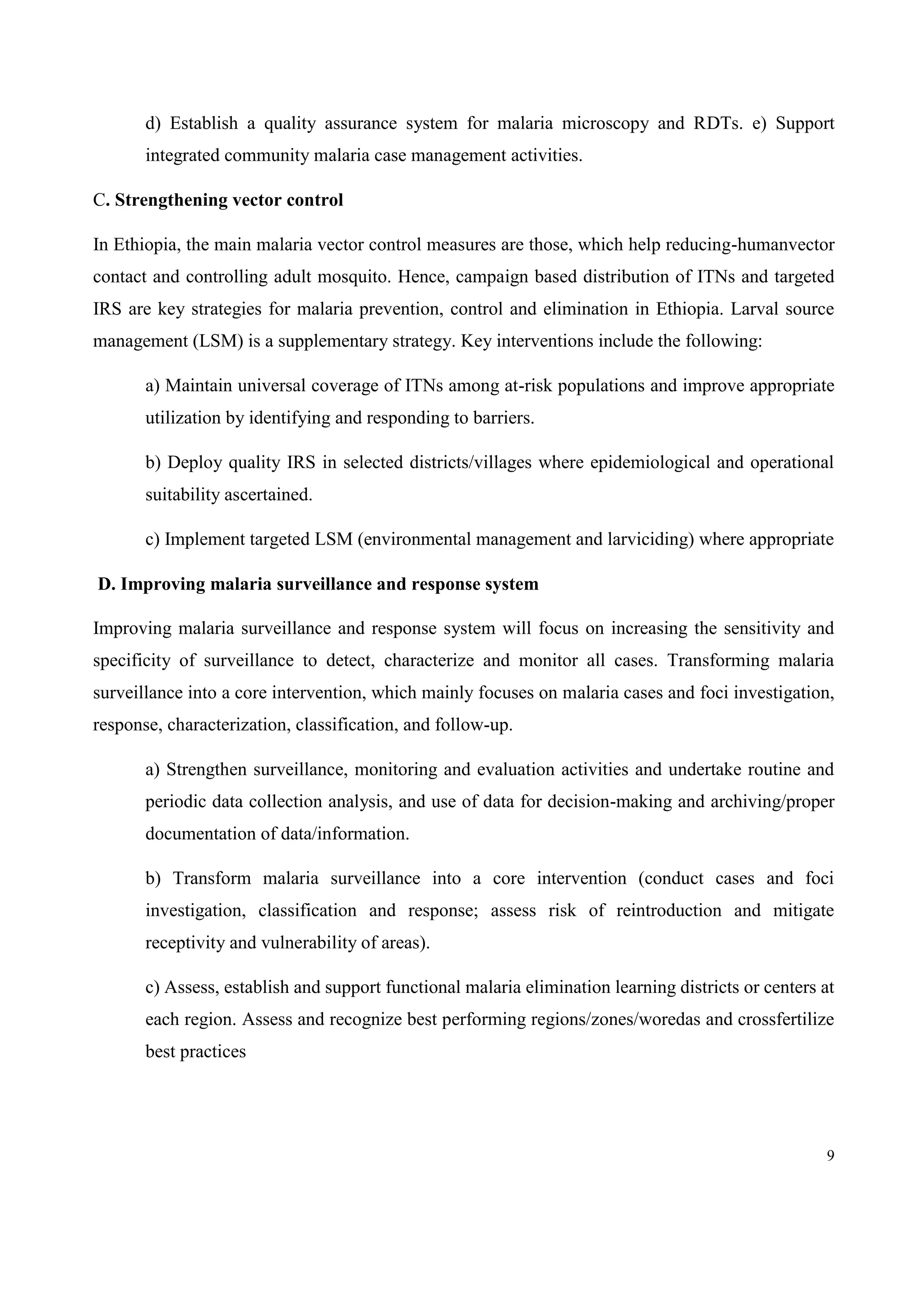 NATIONAL MALARIA TREATMENT POLICY visual data 5