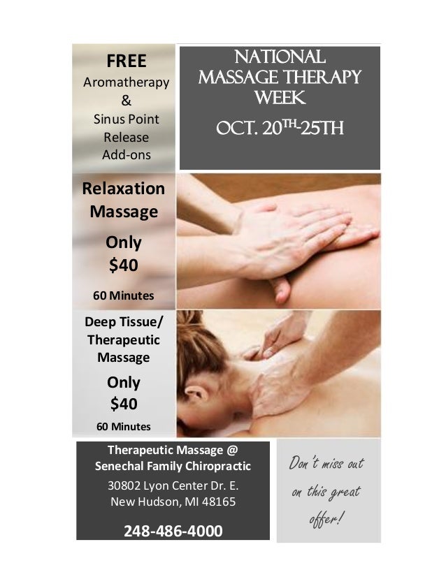 National Massage Week