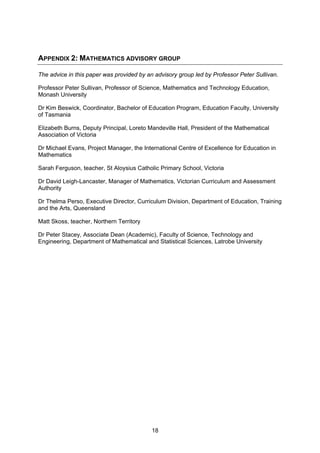 National mathematics curriculum_-_framing_paper | PDF