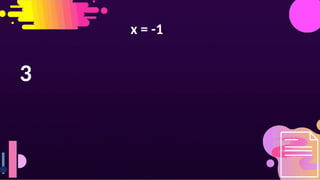 National mathematics Program Solving Equation in One variable | PPTX