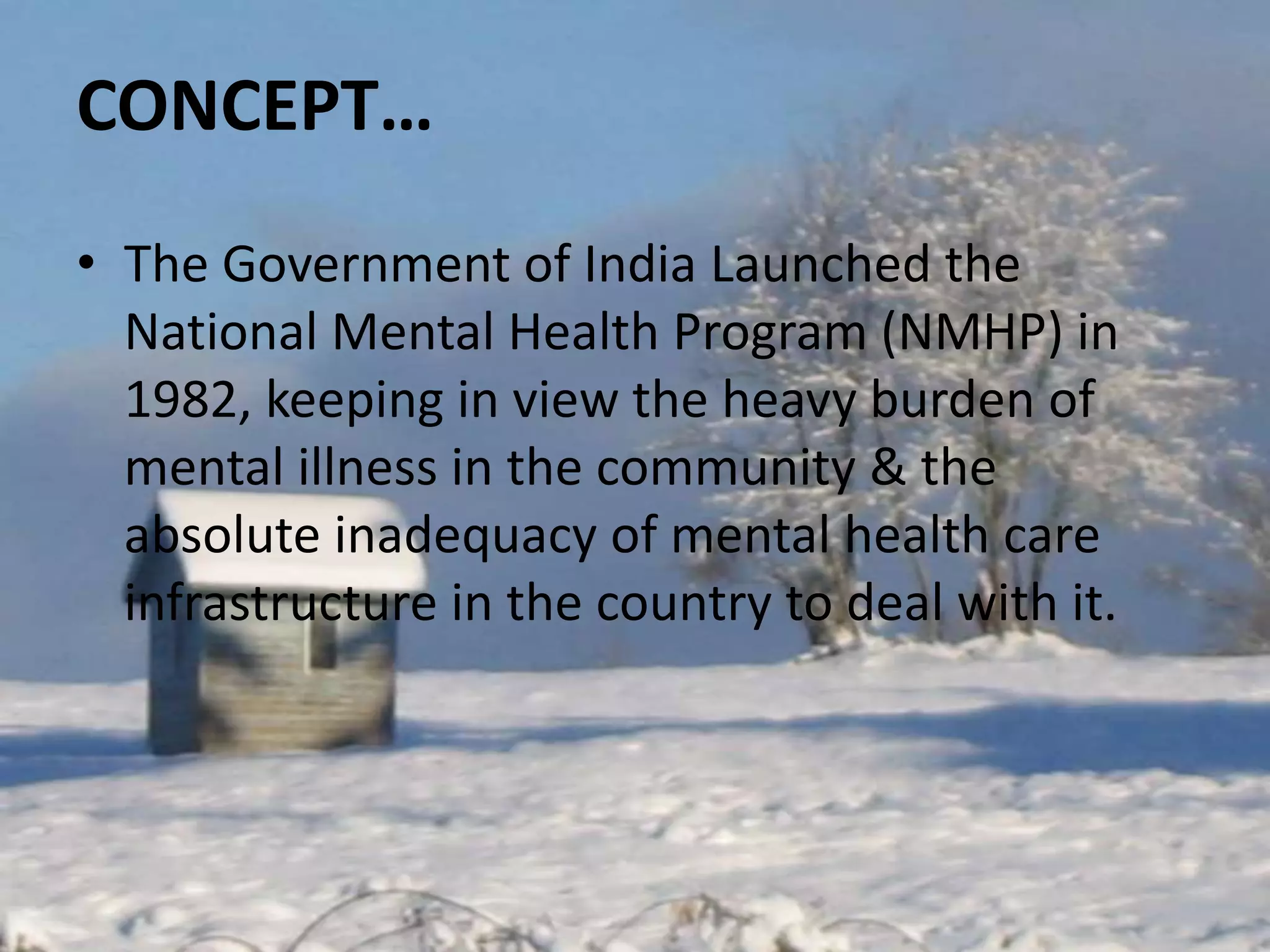 National mental health program | PPTX