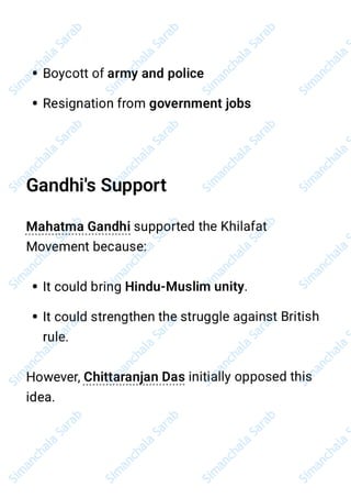 Indian National Movement (1920–1947) Complete Notes PDF by Simanchala ...