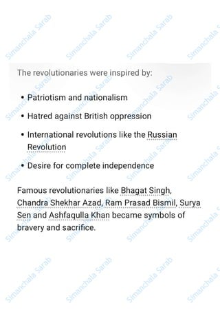 Indian National Movement (1920–1947) Complete Notes PDF by Simanchala ...