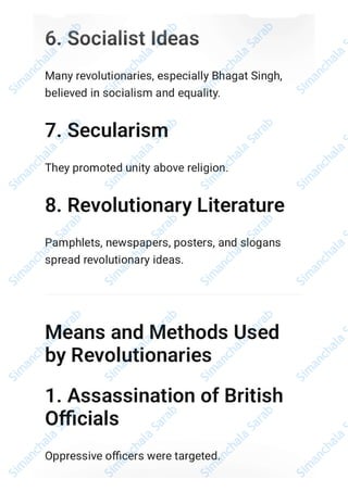 Indian National Movement (1920–1947) Complete Notes PDF by Simanchala ...