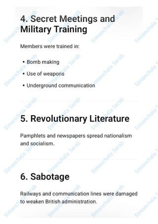 Indian National Movement (1920–1947) Complete Notes PDF by Simanchala ...