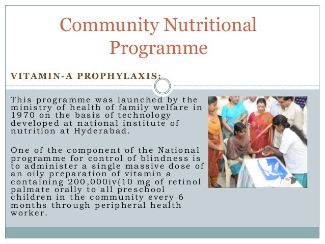 National nutritional anemia prophylaxis