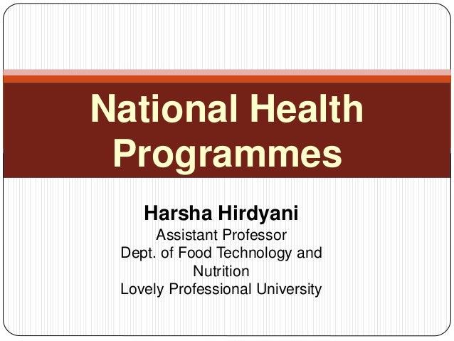 National nutritional programmes in india
