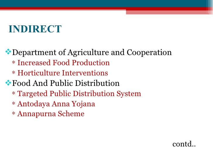 National nutrition programs