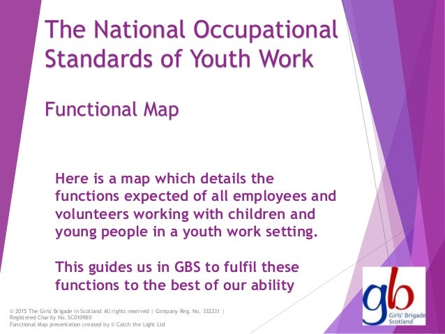 national occupational standards functional map for gbs functional map