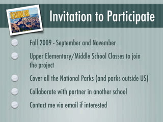 The National Park Project