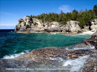Indian Head Cove Bruce, Peninsula National Park Canada 