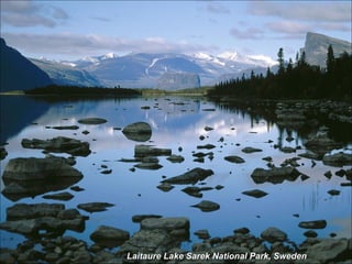Laitaure Lake Sarek National Park, Sweden 