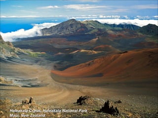 Haleakala Crater, Haleakala National Park Maui, New Zealand 