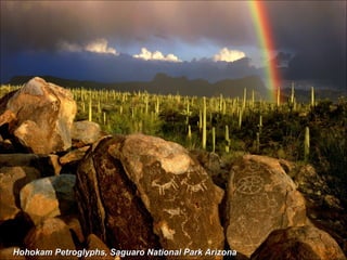 Hohokam Petroglyphs, Saguaro National Park Arizona 