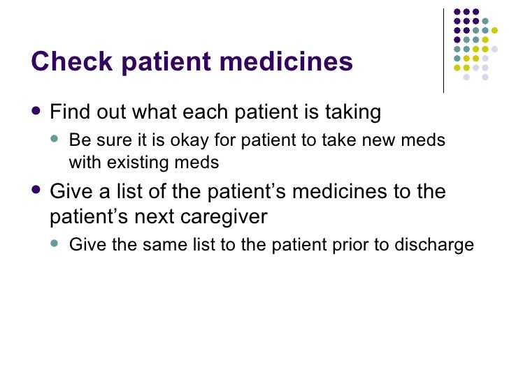 National Patient Safety Goals And Infection Control