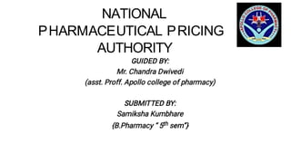 G
NATIONAL
PHARMACEUTICAL PRICING
AUTHORITY
 