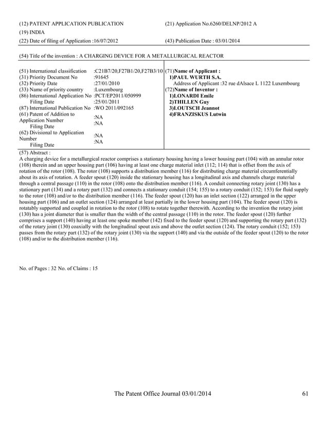 Pct Invention Application Example Pct Application National Phase – LWDWO