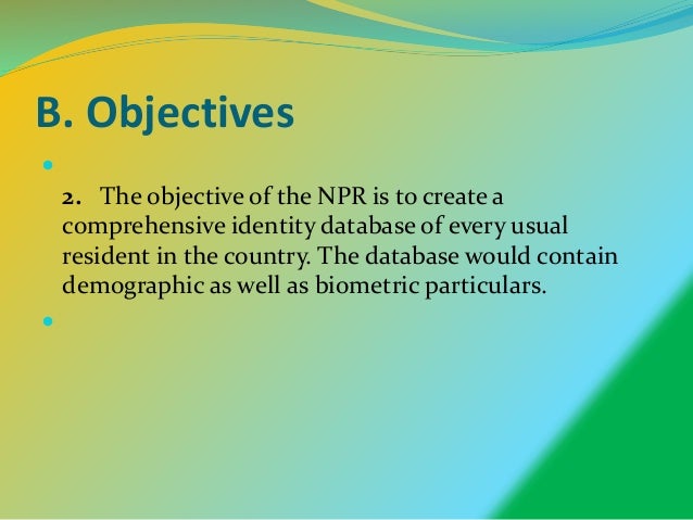 National population register