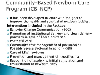 National program on child health | PPTX