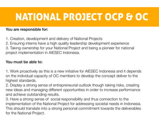 National project OCP|OC information and application booklet | PDF