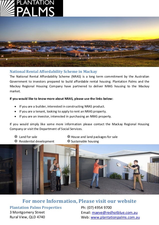 National rental affordability scheme in mackay