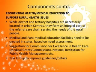 National rural health mission | PPTX