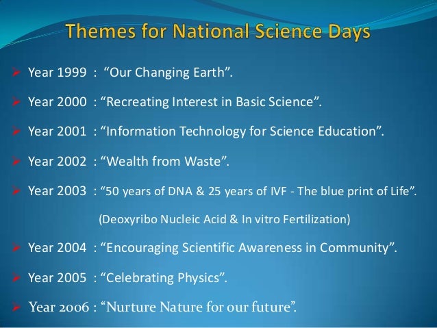 National Science Day-2014 By Santosh Takale National Science Day-2014 By Santosh Takale