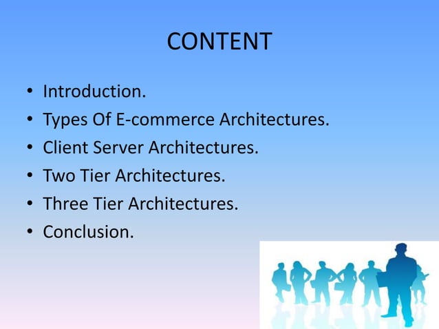 e-commerce architecture | PPTX | Computing | Technology & Computing