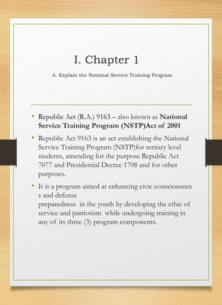 National service training program | PPTX