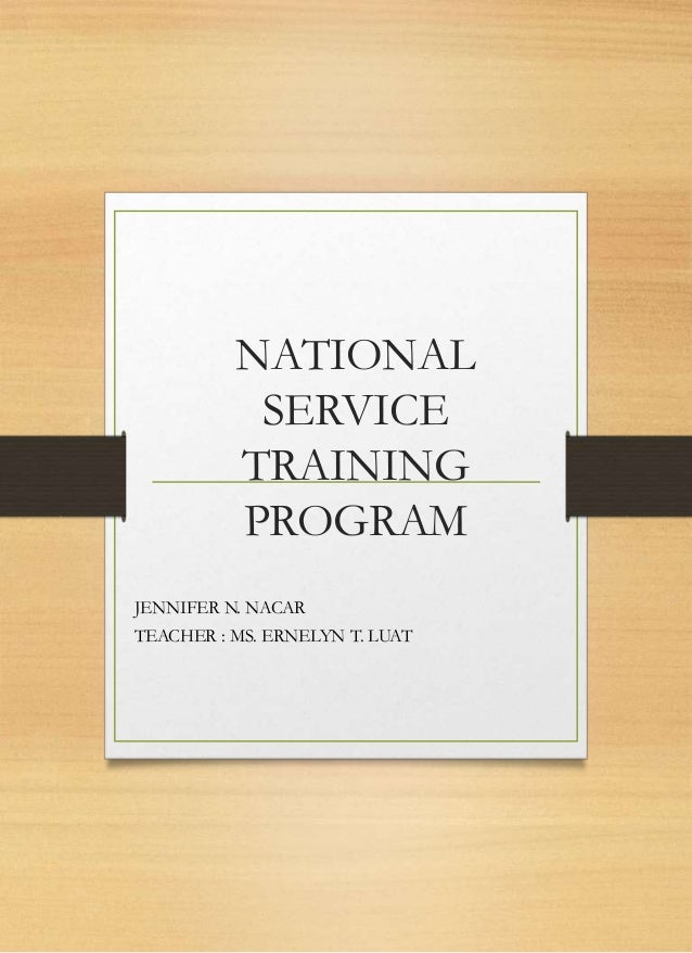 national service training programme essay