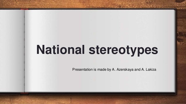 National stereotypes