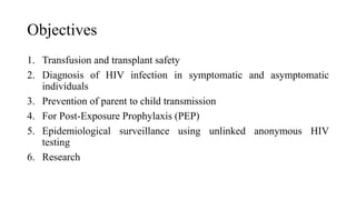 National strategies and algorithms for HIV | PPTX