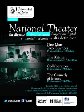 National theater en la UniCaribe