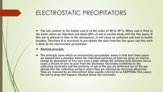 ELECTROSTATIC PRECIPITATORS



 
