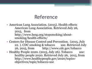 national tobacco control programme slideshare National tobacco control program (ntcp)