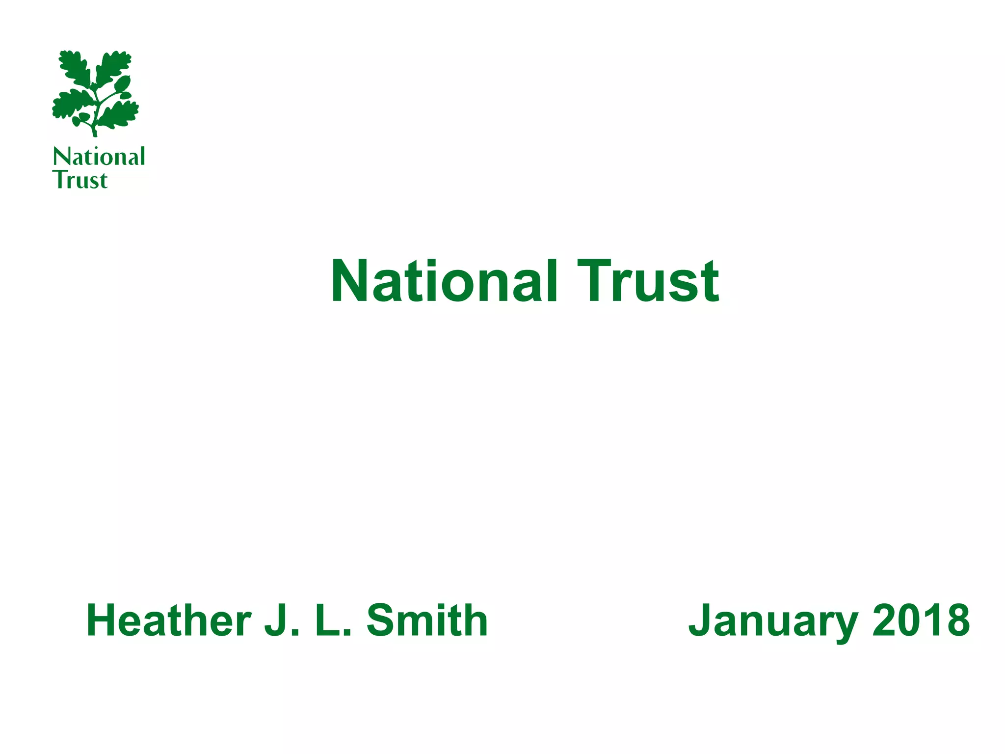National Trust 'For Everyone' strategy PPT