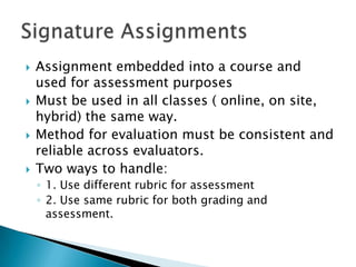 National university assessment process | PPTX