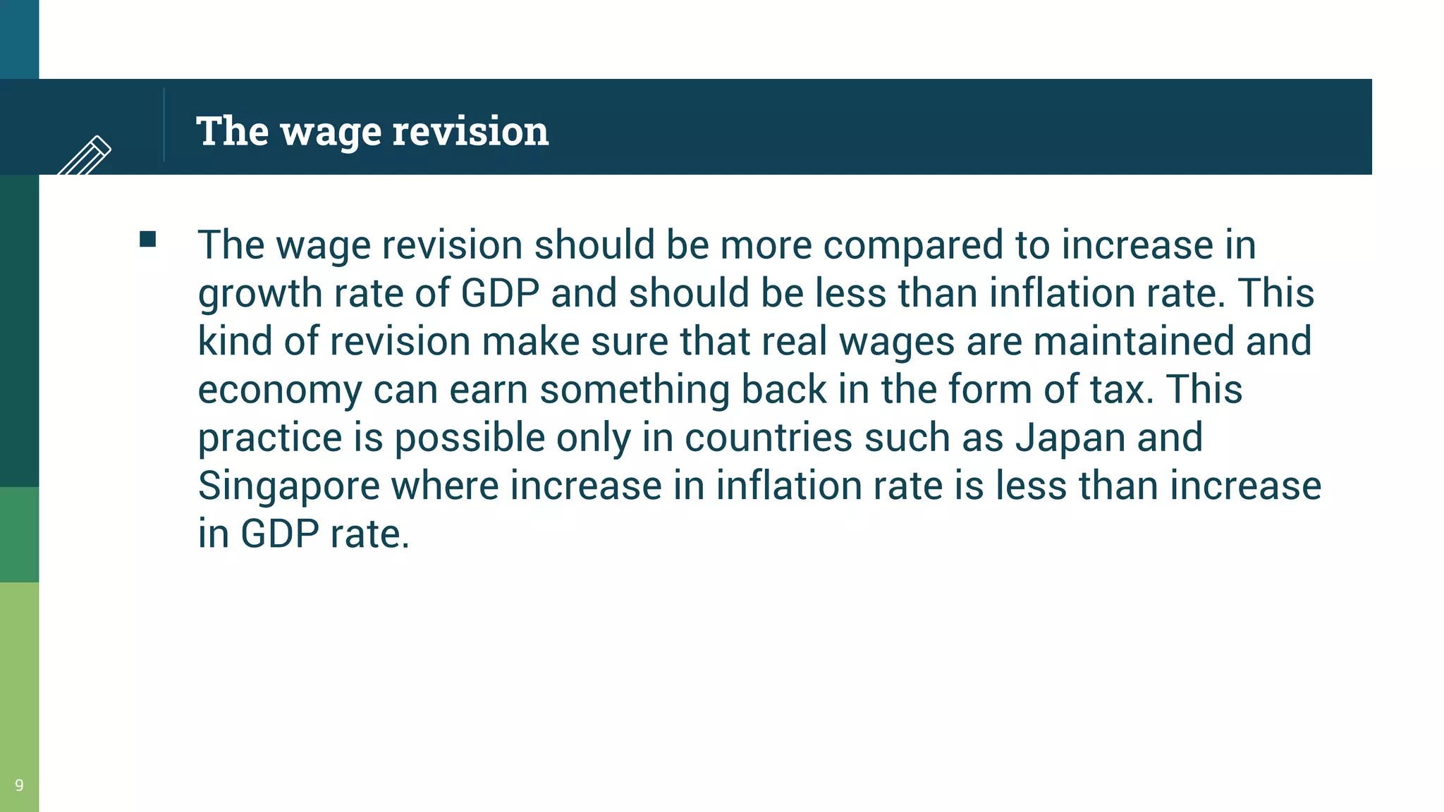 National wage policy