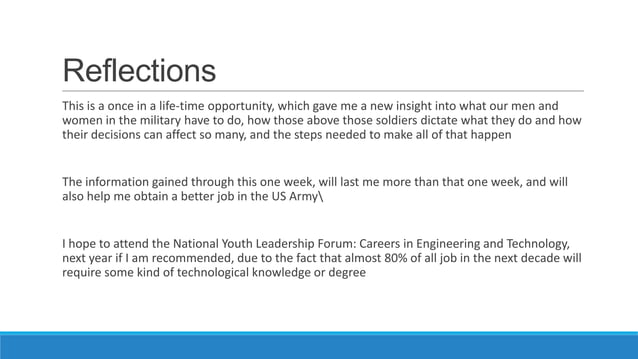 National Youth Leadership Forum Business Innovation National youth leadership forum powerpoint | PPT