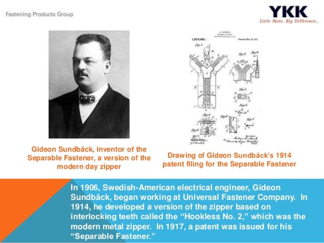 Gideon Sundback Patented What Clothes Fastener In 1914? National Zipper Day