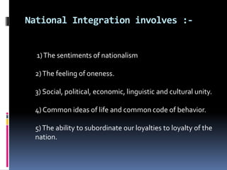 Nation integration | PPTX