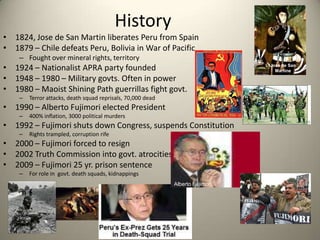 Assignment 5 - Nation Report Peru | PPTX