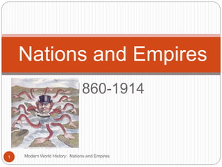1860-1914
Modern World History: Nations and Empires1
Nations and Empires
 