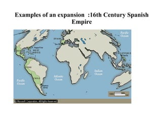 Examples of an expansion  :16th Century Spanish Empire 